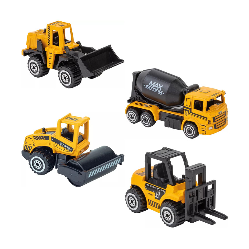 Engin de travaux en métal (modèle aléatoire) 