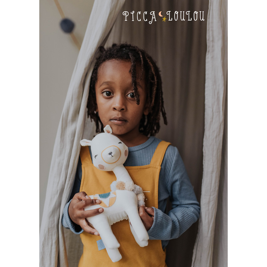 Peluche lama avec boîte cadeau  