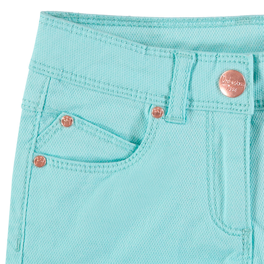 Short uni en maille fantaisie  