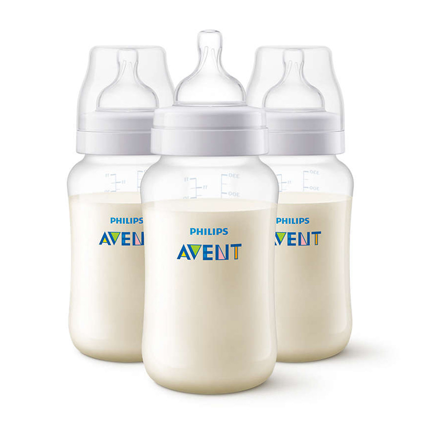 Lot de 3 biberons Anti-colic 330 ml 