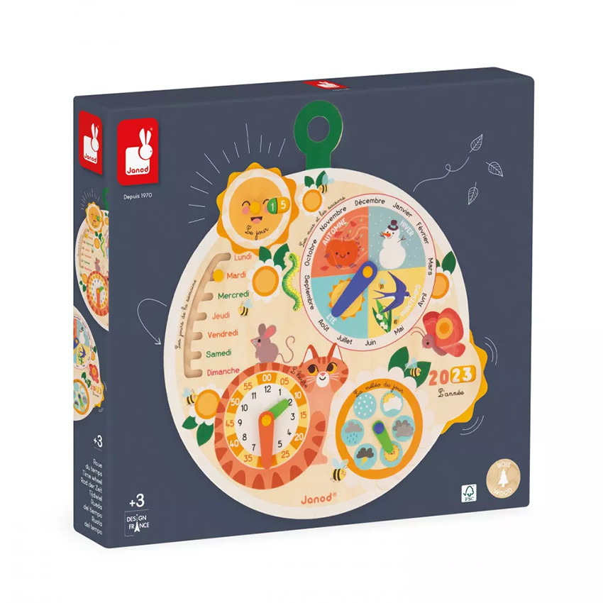 Roue du temps en bois 