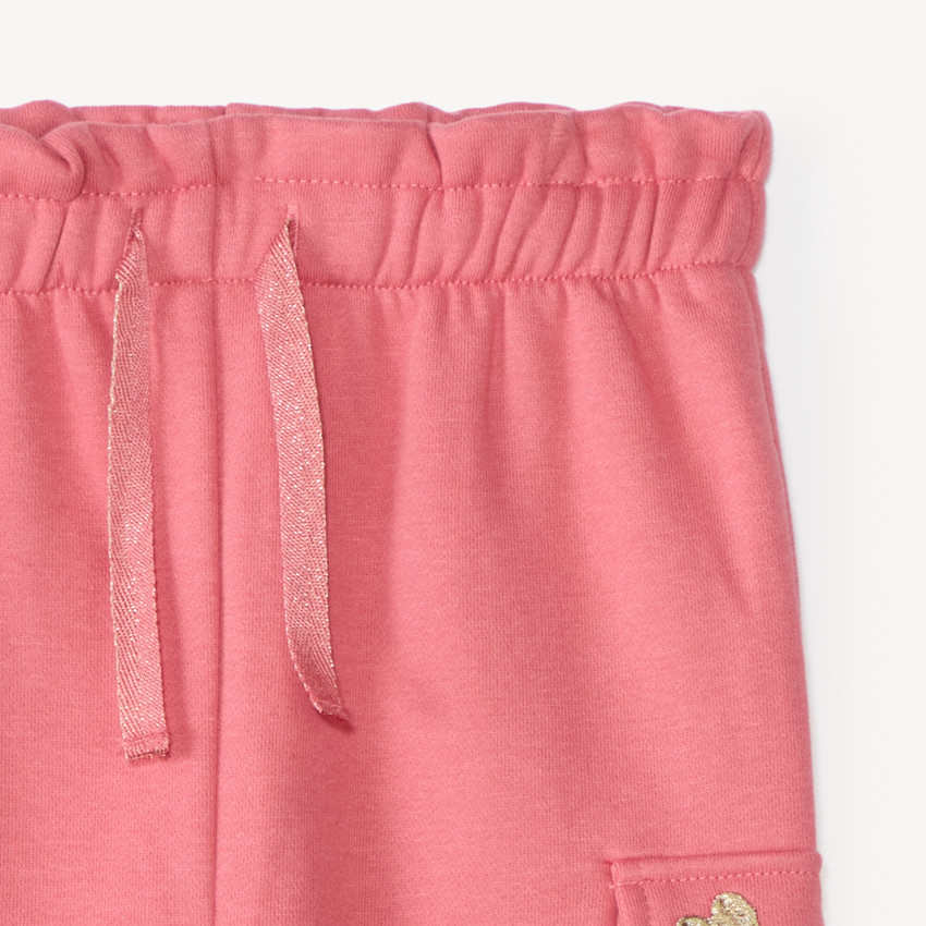 Pantalon de jogging bébé fille style cargo 