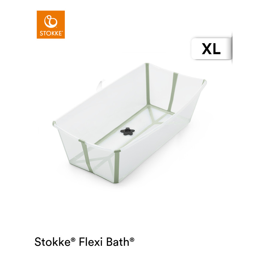 Baignoire Flexi Bath XL STOKKE transparent/vert - Stokke