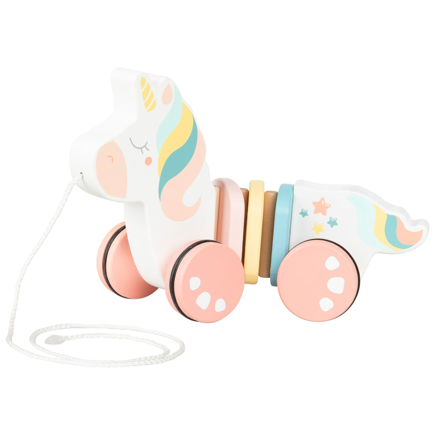 Licorne à tirer - Multicolore 