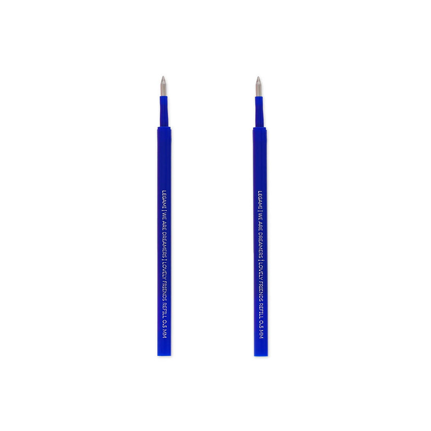 Set de 2 recharges bleues pour stylo à encre gel effaçable Lovely Friends 