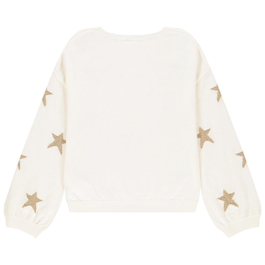 Pull en tricot pour fille motif Minnie Disney en sequins et étoiles 