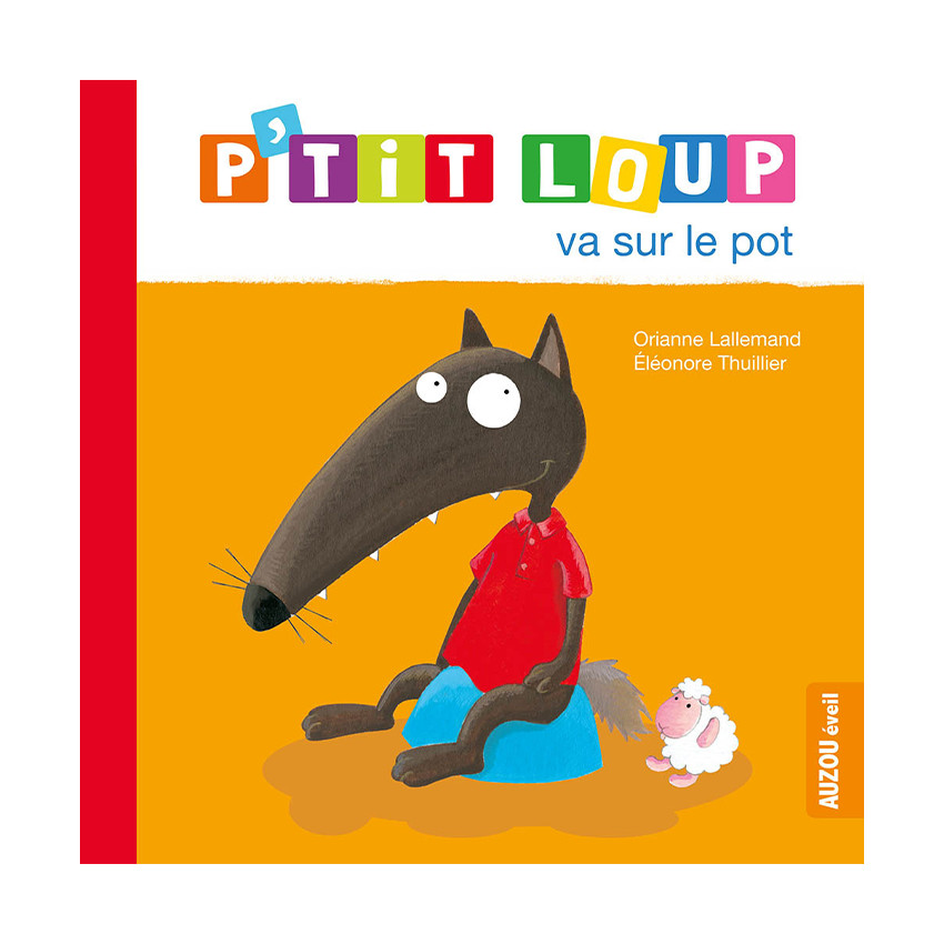 Livre "P'tit Loup va sur le pot" 