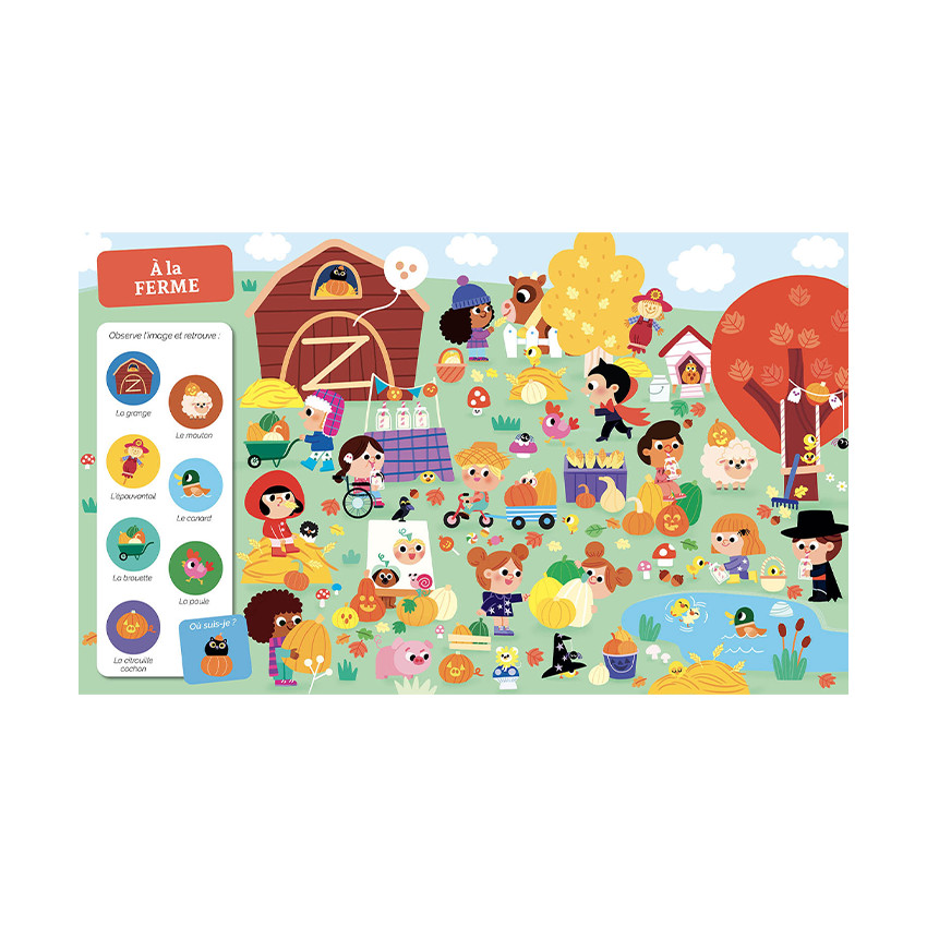 Livre "Cherche et trouve des tout-petits - Même pas peur !" 