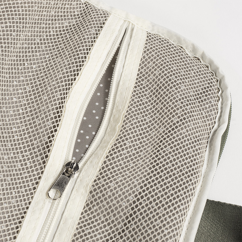 Valise bébé de maternité imprimé cœurs Poppy mousse 