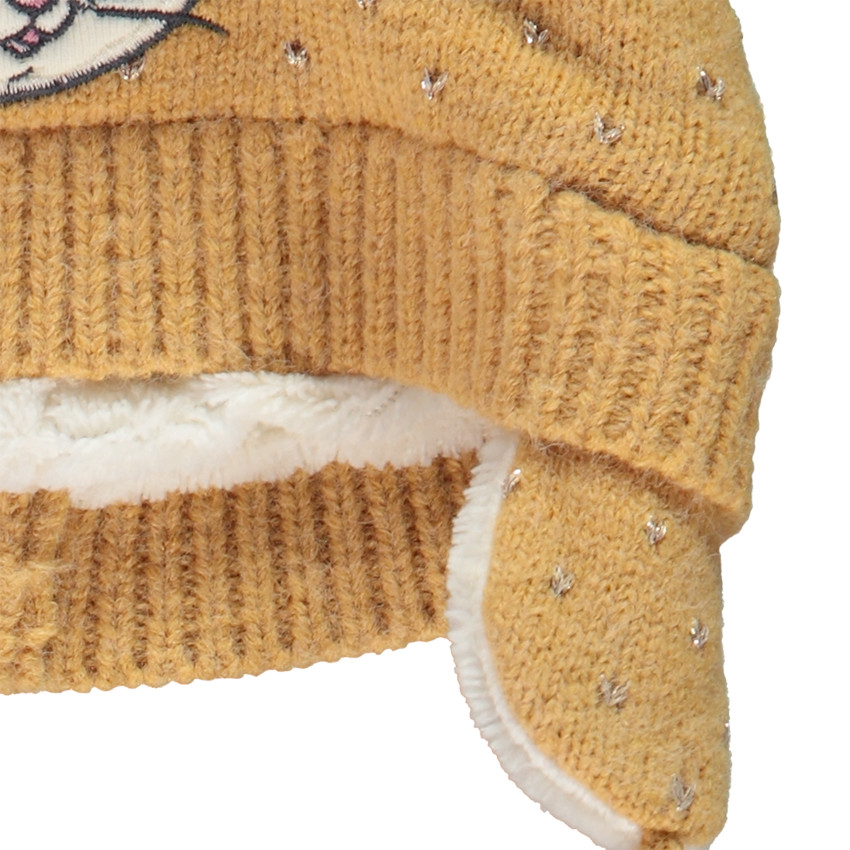 Bonnet péruvien en tricot brillant Marie Disney pour bébé fille 