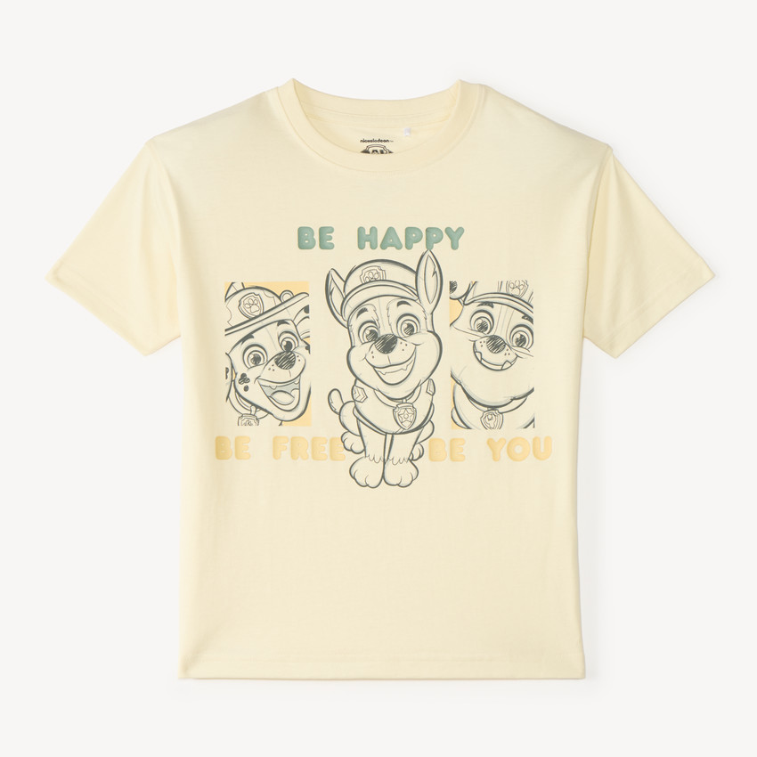 T-shirt manches courtes print Pat'Patrouille garçon 