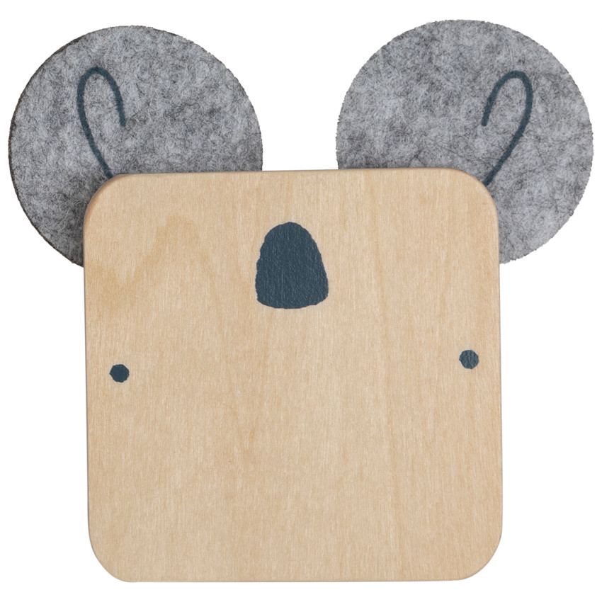 Patère forme koala