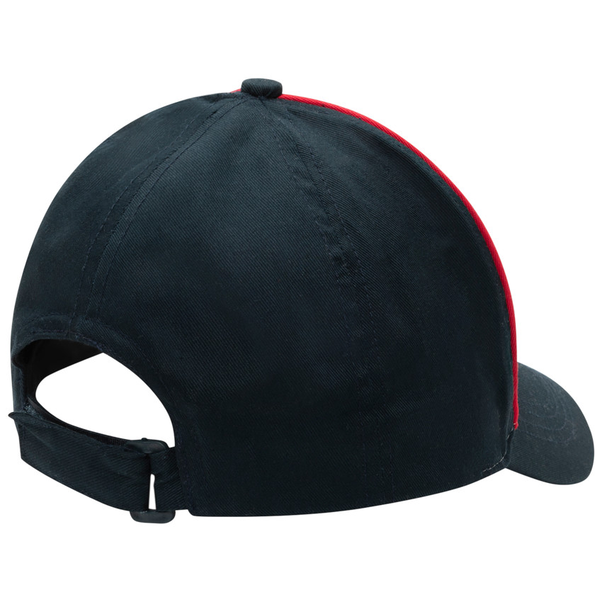 Casquette en toile bicolore à message 