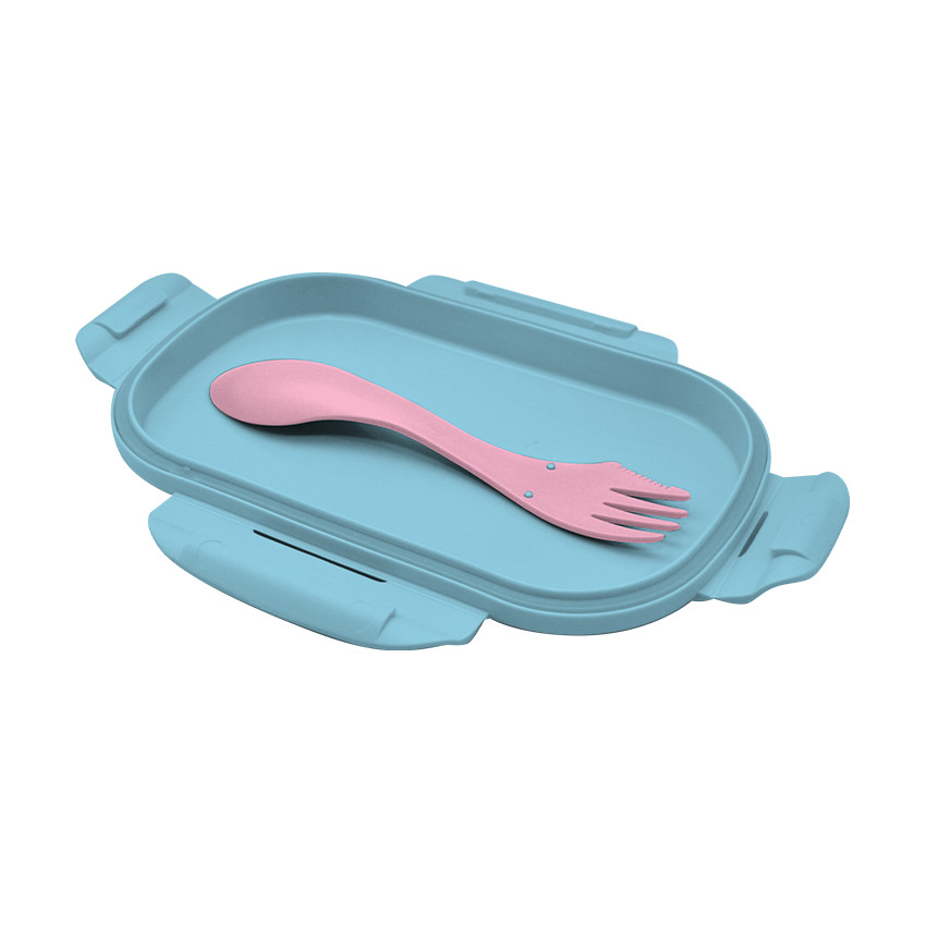 Lunchbox rectangulaire avec couvert Stitch Ohana   