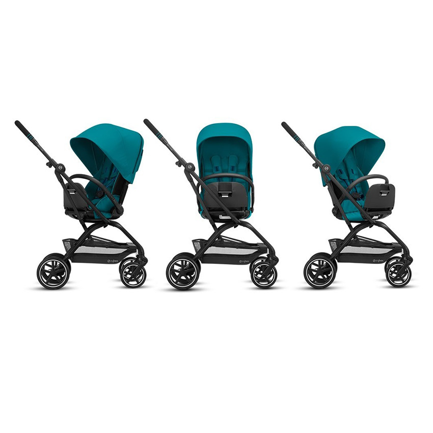 Poussette Eezy S Twist+ 2 châssis noir - Deep Black 