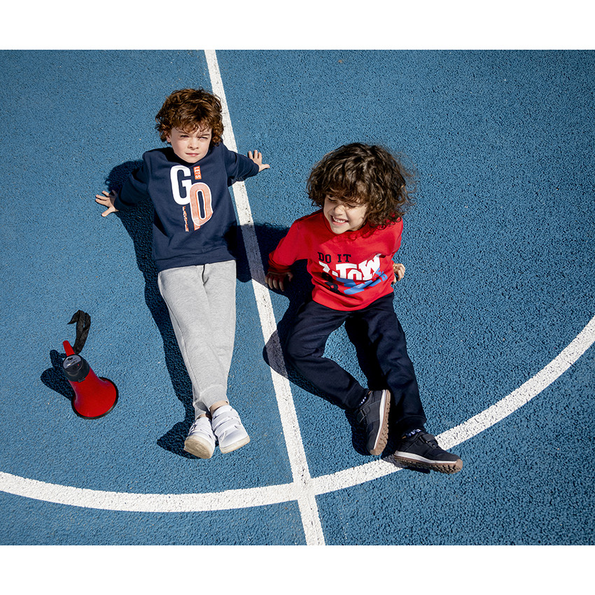 Jogging en molleton à message printé pour enfant garçon 
