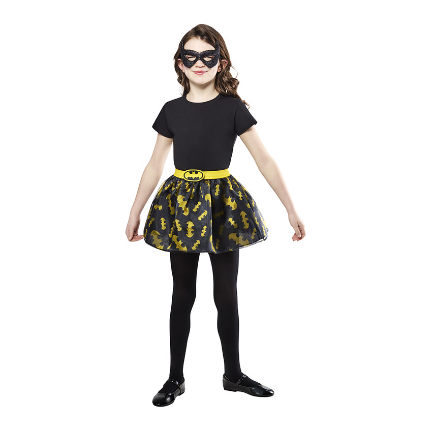Set de déguisement 5-8 ans tutu + masque Batgirl Warner