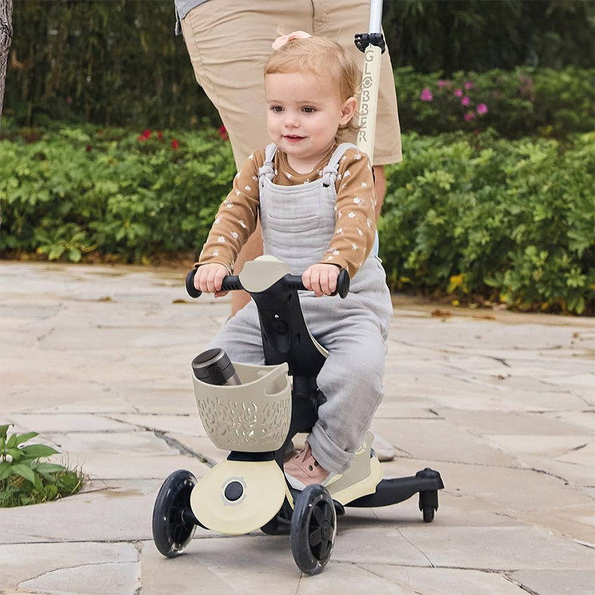 Trottinette évolutive Go Up Baby 360 Lights beige  