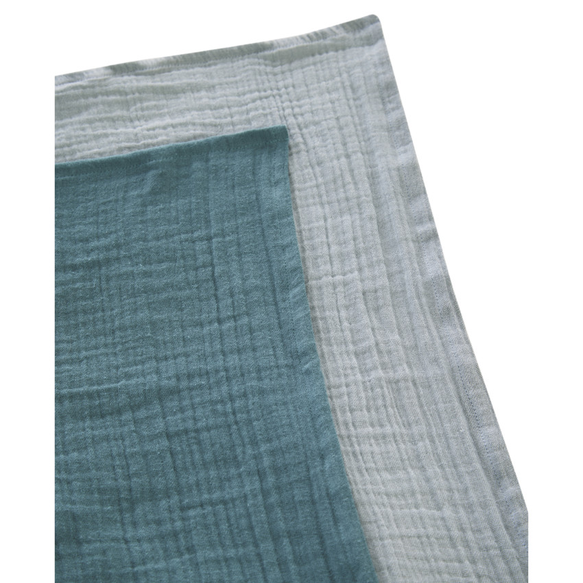 Lot de 6 langes en coton 70 x 70 cm 