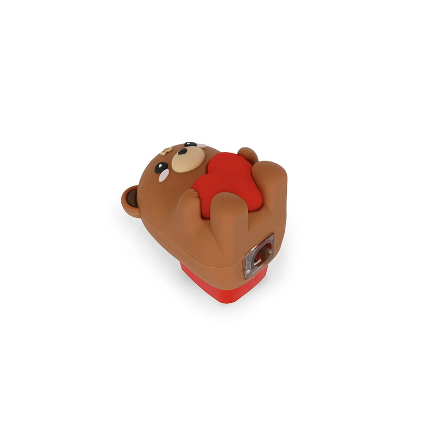Taille-crayon lumineux avec réservoir Teddy Bear 