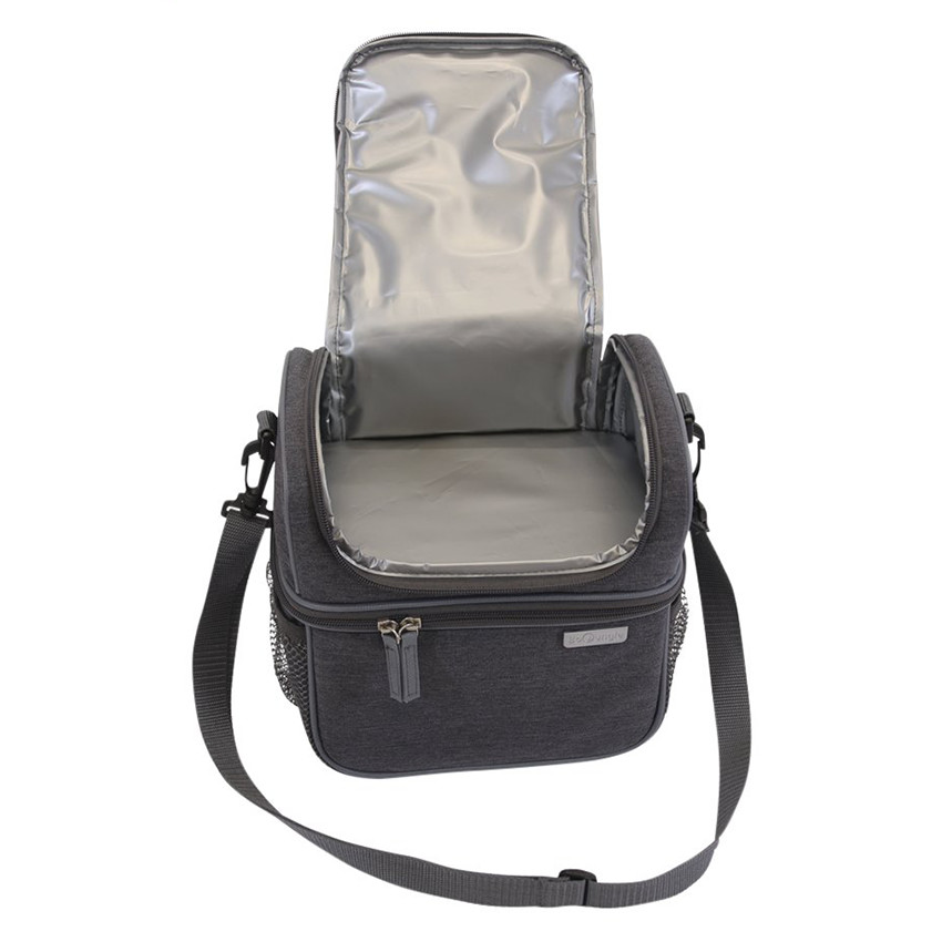 Sac Isotherme Organisateur de tire-lait ou d'aliments Gris  