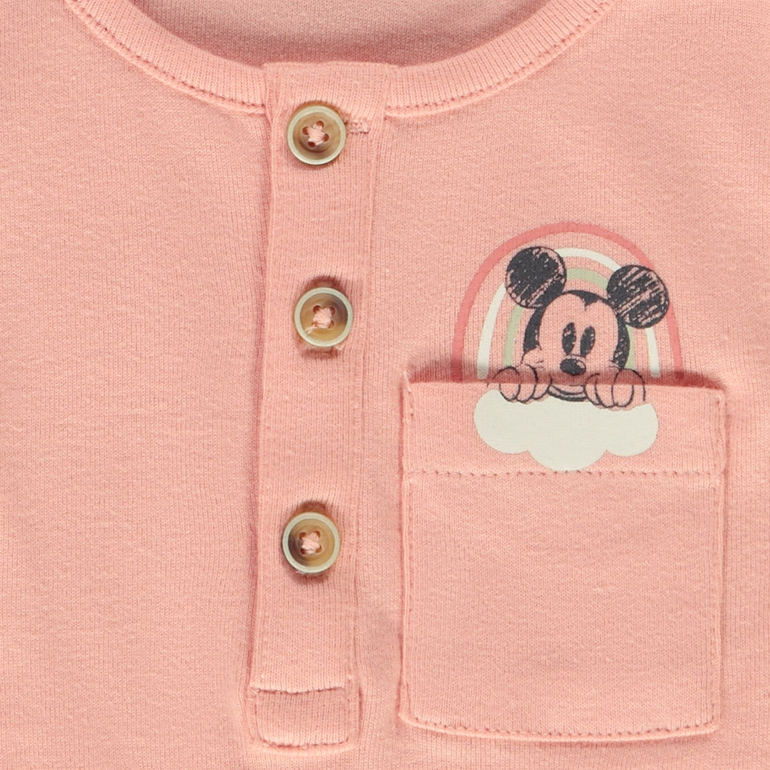 Ensemble 2 pièces débardeur + bermuda imprimé Mickey Disney pour bébé garçon 