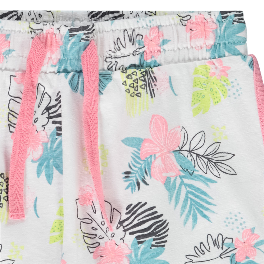 Short en jersey imprimé fantaisie pour bébé fille 