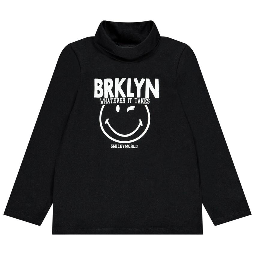 Sous-pull col roulé print SmileyWorld Main Sous-pull col roulé print SmileyWorld