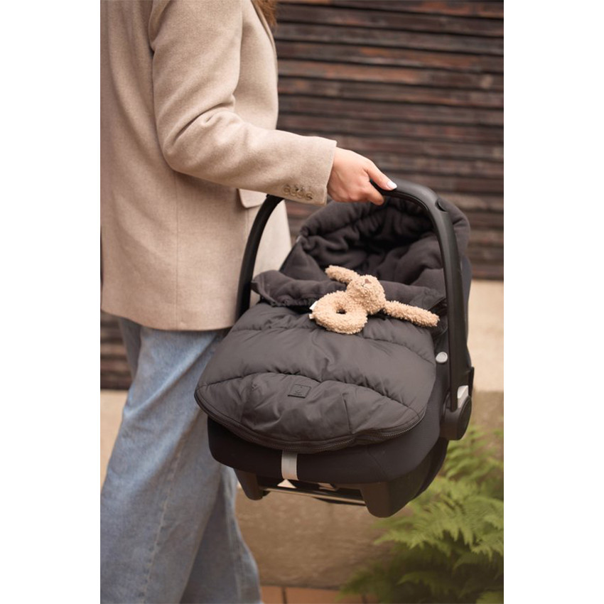 Nid d'ange pour siège auto bébé 3/5points Puffed Black - Noir (Jollein) - Image 7