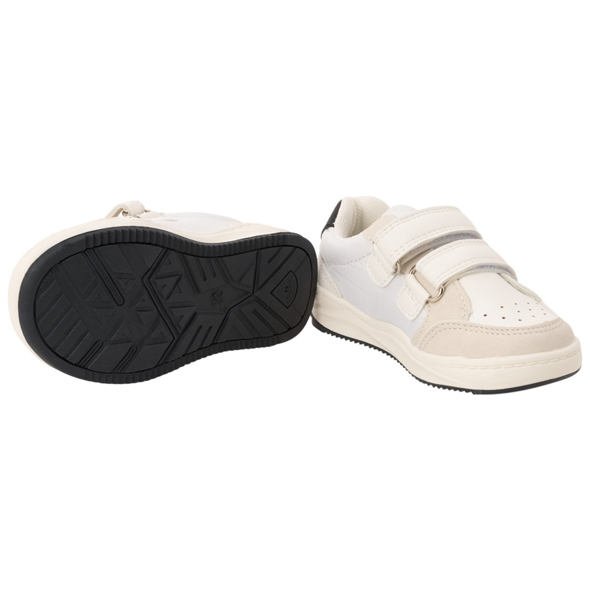 Baskets de sport en suédine à scratchs pour bébé garçon 