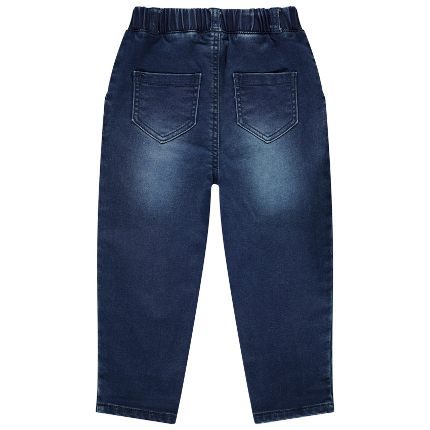 Jean forme ballon avec patch bouclette renard pour bébé garçon 