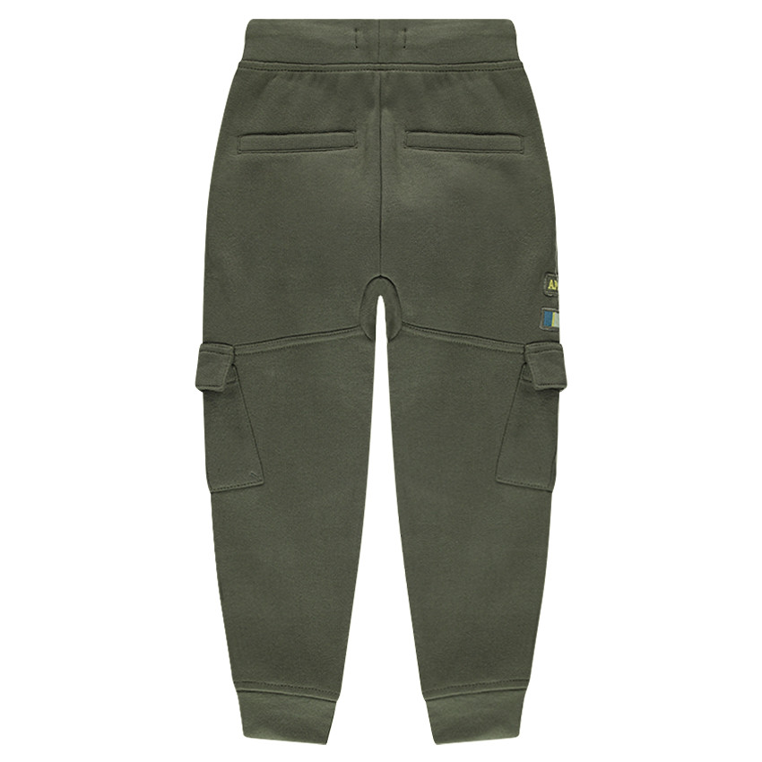Pantalon de jogging en molleton avec badges et poches 