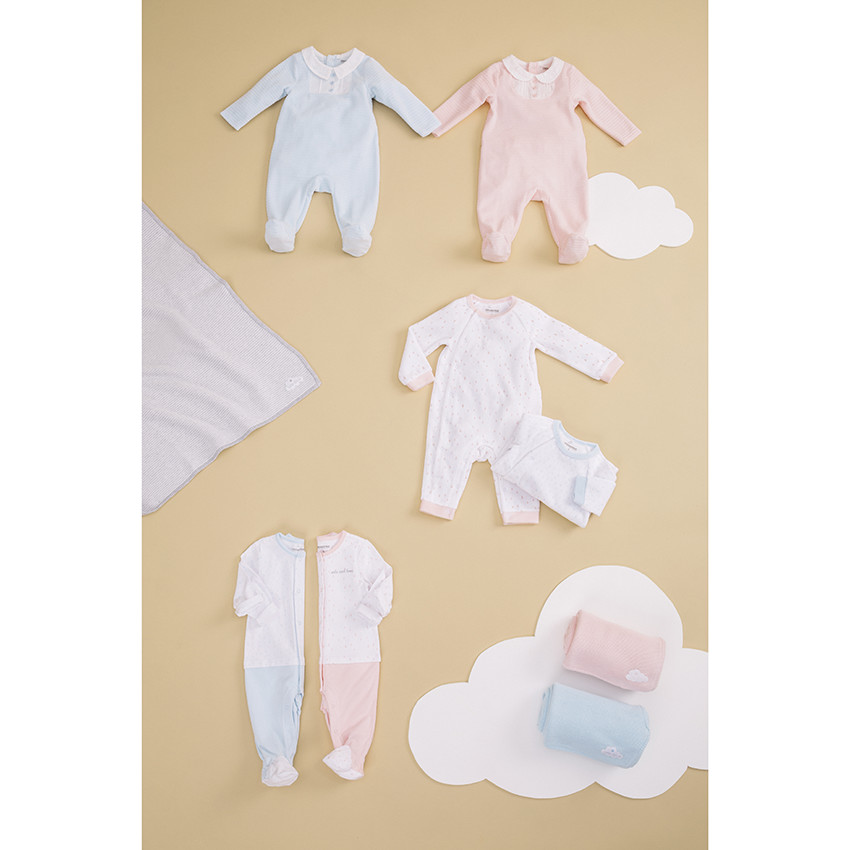 Couverture unie en coton bio 