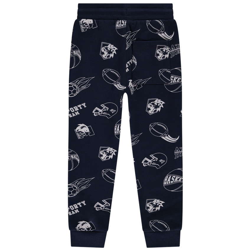 Pantalon de jogging imprimé sports américains pour garçon 