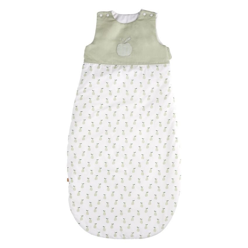 Gigoteuse 6-24M sans manches imprimée Botanica - Écru 