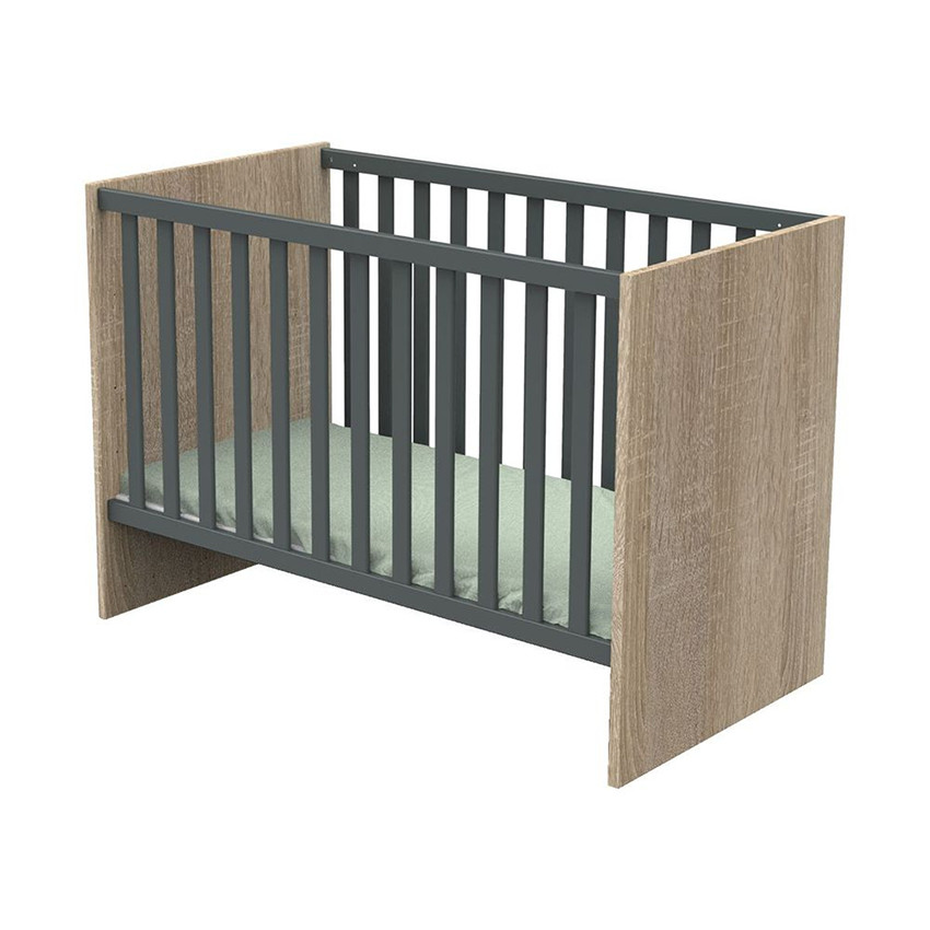 Lit Nova 60 x 120 cm - Gris Volcan 