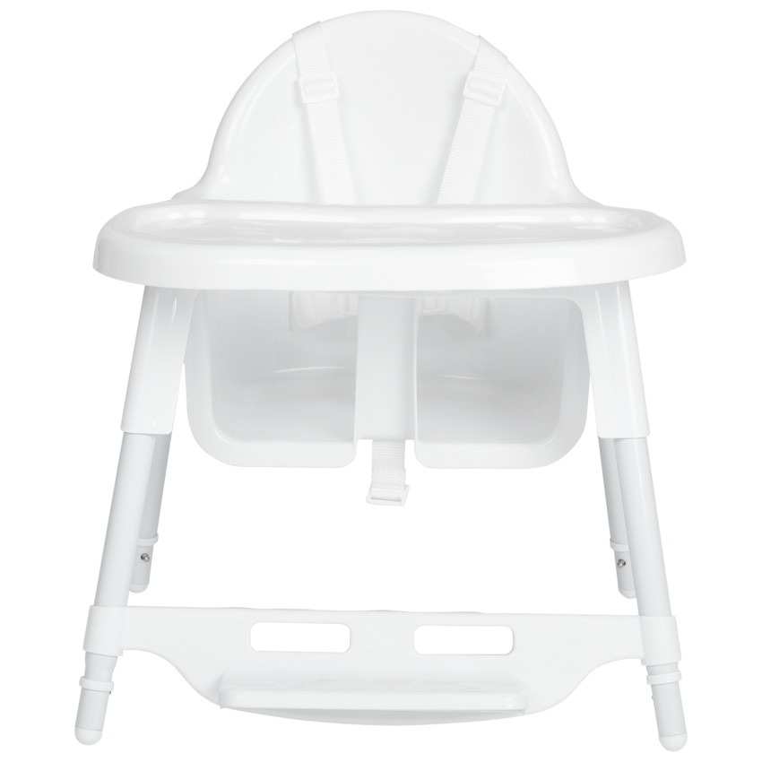 Chaise haute 2 en 1 Capucine - Blanc - Blanc (Babycare) - Image 2