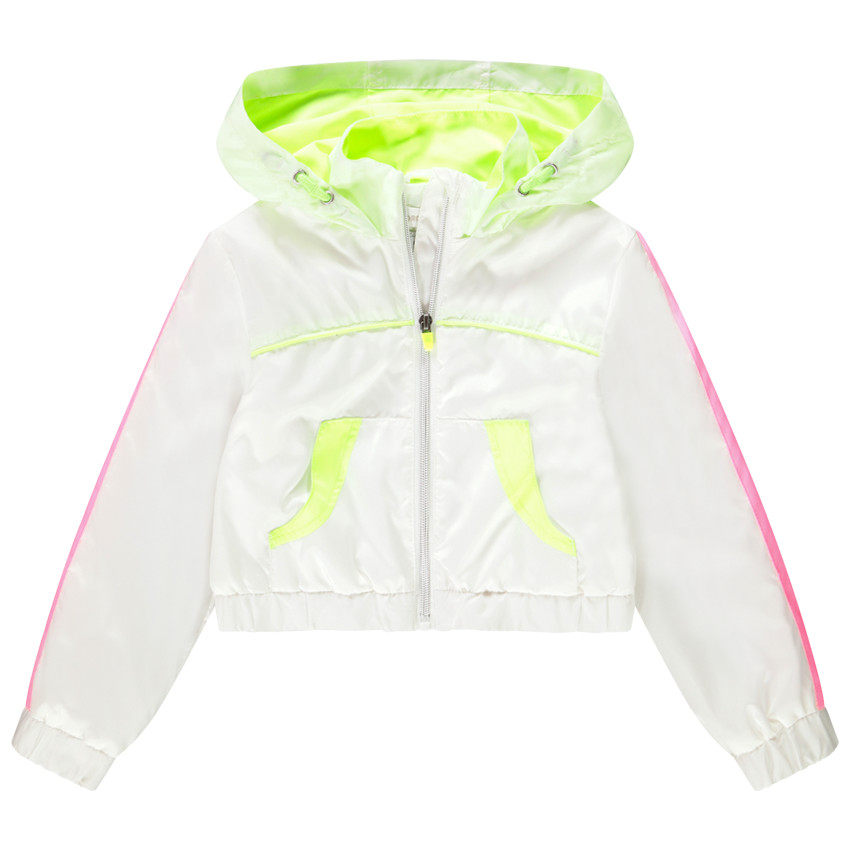 Coupe vent details fluo pour fille
