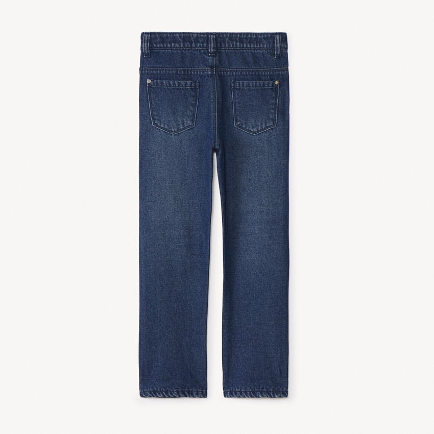 Jean droit uni pour garçon 