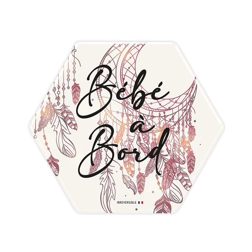 Adhésif de voiture bébé à bord Attrape-rêve 