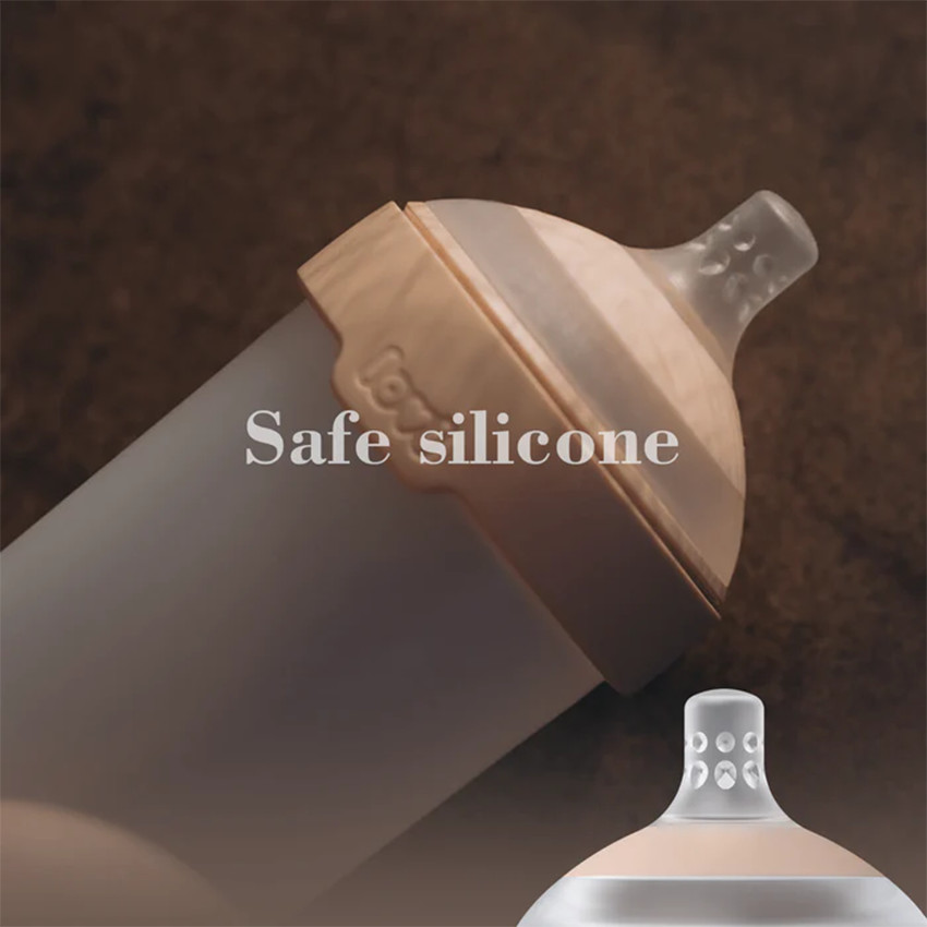 Biberon Mammafeel 150ml - Nude (Difrax) - Image 7