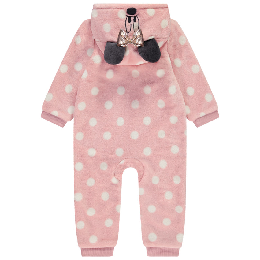 Surpyjama ludique Minnie Disney en sherpa pour bébé fille 