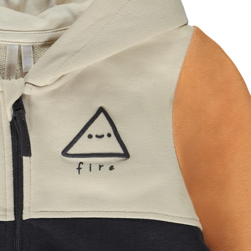 Gilet molleton effet color block pour bébé garçon 