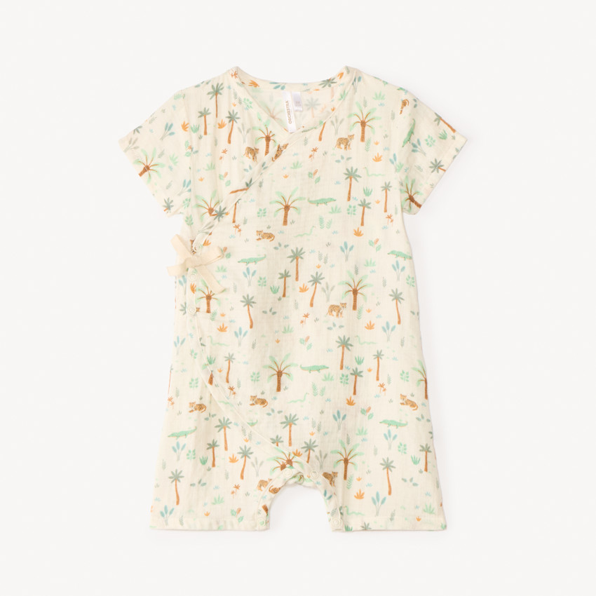 Combinaison courte ouverture kimono pour bébé garçon 
