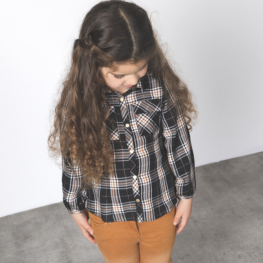 Jean effet délavé à rivets fantaisie pour enfant fille 