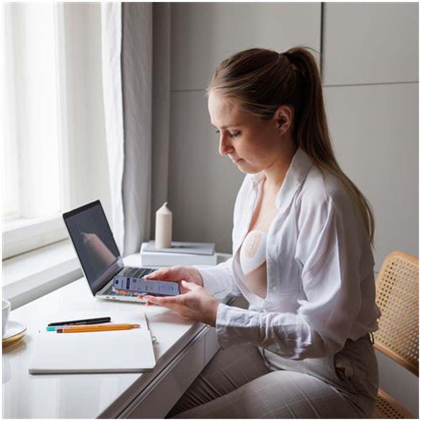 Tire-lait mains libres Téterelle taille 24mm - Blanc (Perifit) - Image 2