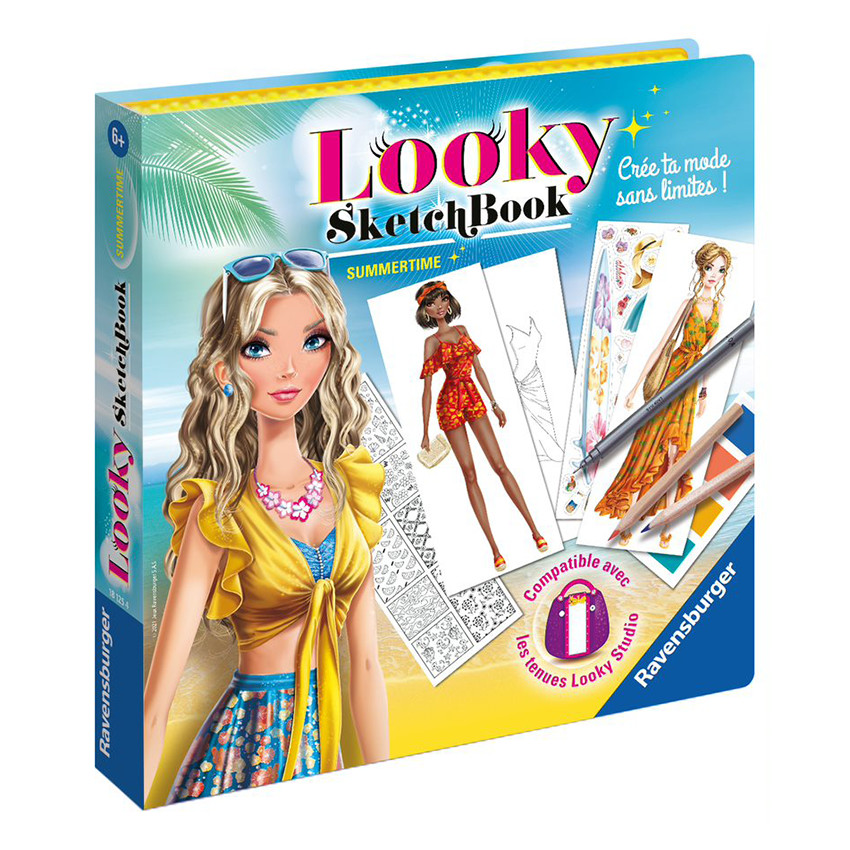 Coloriage Looky Sketch Book Summertime 