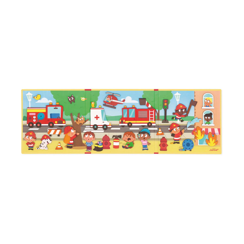 Livre Magneti'stories les pompiers  