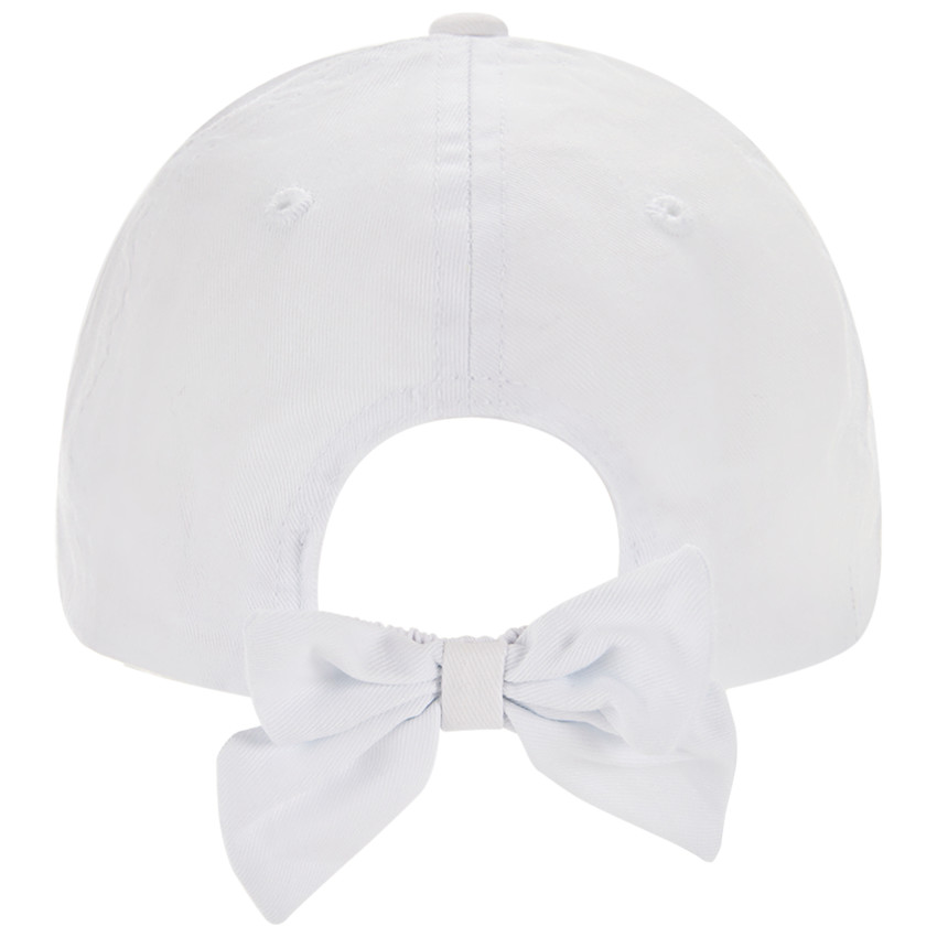 Casquette avec cœur en sequins et nœud pour fille 