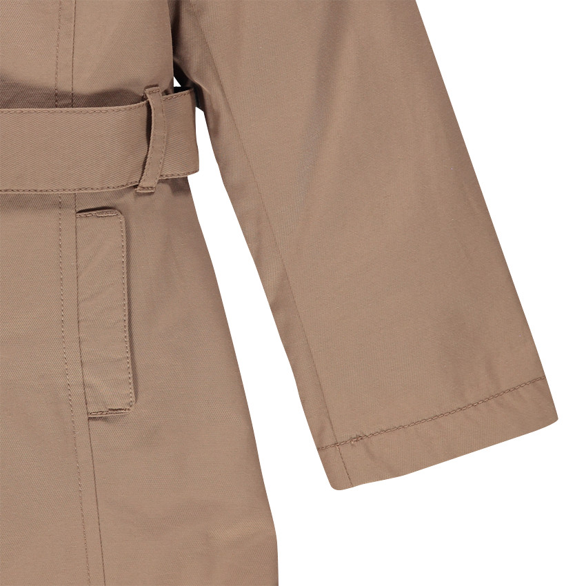 Trench camel en twill déperlant 